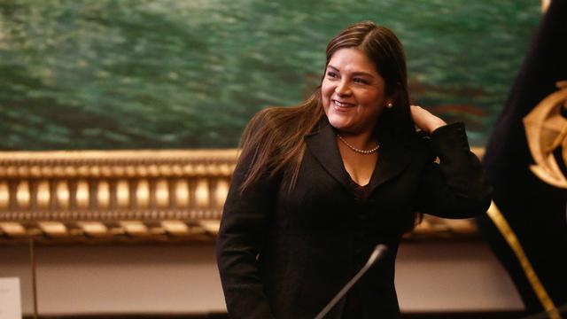 Karina Beteta, de Fuerza Popular, presidirá la comisión de Presupuesto. (Foto: USI).