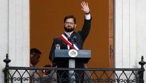 Boric Front brindó su primer discurso como nuevo mandatario de Chile desde el Palacio de La Moneda.