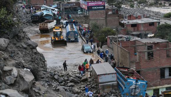 Gobierno Regional de Lima pide al Ejecutivo que declare en emergencia más de 100 distritos a causa de lluvias. (Foto: Andina)