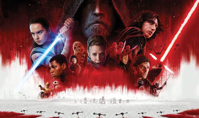 FOTO 8 | 8. Star Wars: The Last Jedi. US$ 6.6 millones (US$ 604.3 millones en seis semanas).