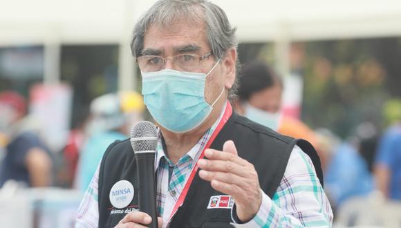 El ministro de Salud, Óscar Ugarte, dijo que será declarada no procedente la denuncia en su contra por la vacunación de Martín Vizcarra.  (Foto: GEC)