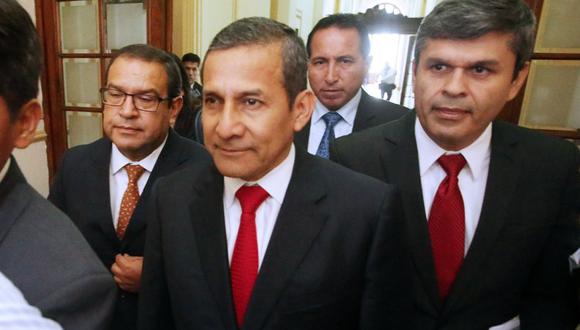El ex presidente Ollanta Humala declaró luego de acudir a la Comisión Madre Mía del Congreso. (Foto: Congreso de la República)