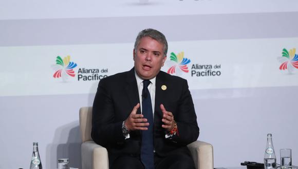 Iván Duque, presidente de Colombia. (Foto: Lino Chipana | GEC)