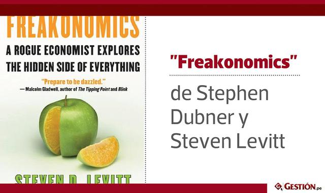 Publicado en el verano de 2009, "Freakonomics" es el libro en el que los dos escritores exploran, por primera vez, el lado más difícil de las confusas tendencias sociales y económicas. En lenguaje sencillo, Dubner y Levitt desglosan temas comple