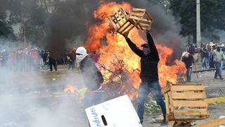 Violentos enfrentamientos se registran en nueva jornada de protestas en Ecuador 