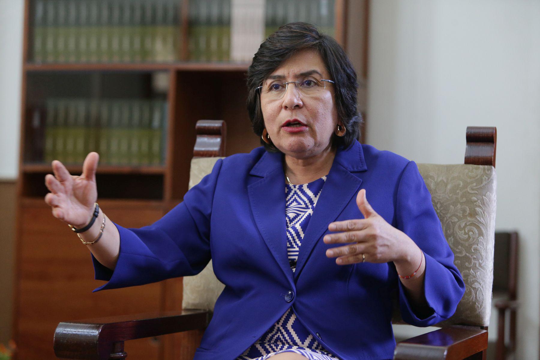Marianella Ledesma indicó que la renovación de los magistrados del TC debería hacerse por tercios. (Foto: GEC)