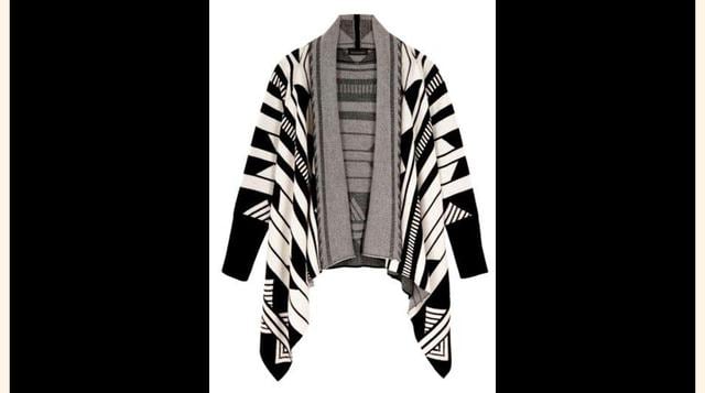 Pensando en el invierno que se avecina, un regalo perfecto para mamá en esta temporada son los sweaters en forma de capa. (Foto: Banana Republic).