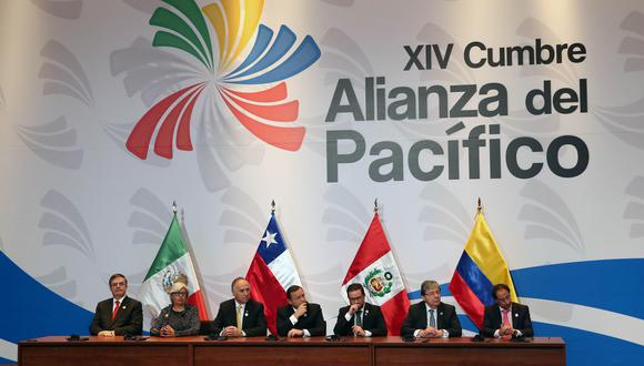 Los cuatro socios de la Alianza del Pacífico tienen en conjunto 225 millones de habitantes y representan el 38% del PBI de América Latina. (Foto: EFE)