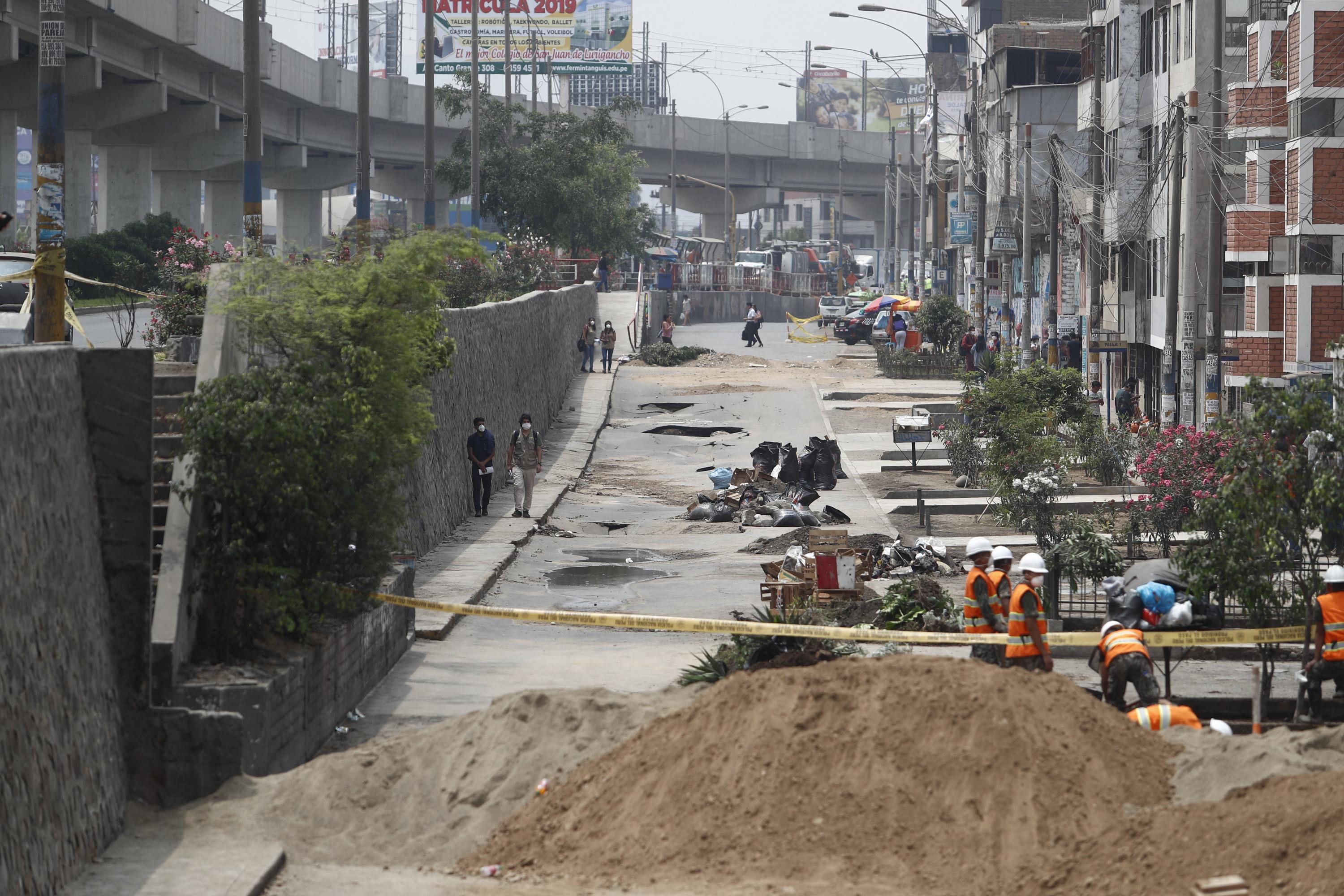 Vivienda. El titular de ese sector indica que se confirman sospechas de que hay defectos en la construcción de colector dañado.