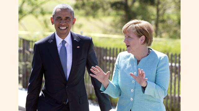 La relación entre Barack Obama y Angela Merkel se vio puesta a prueba en los últimos años, especialmente cuando se desveló que la Agencia de Seguridad Nacional de Estados Unidos espió el celular de Merkel, lo que fue mal recibido en Alemania. (Foto: AP)