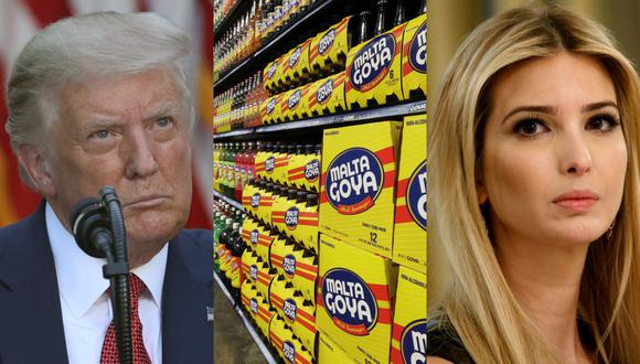 Donald Trump y su hija apoyaron en Twitter a la compañía Goya Foods en medio de polémica en Estados Unidos. (REUTERS/Jonathan Ernst - AP/Mel Evans - REUTERS/Kevin Lamarque).