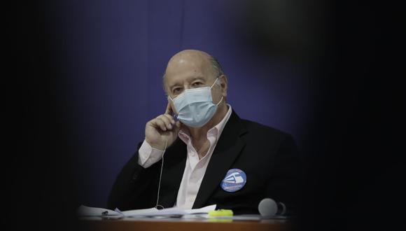 Candidato presidencial Hernando de Soto confirmó que se vacunó contra el COVID-19. (Foto: GEC)