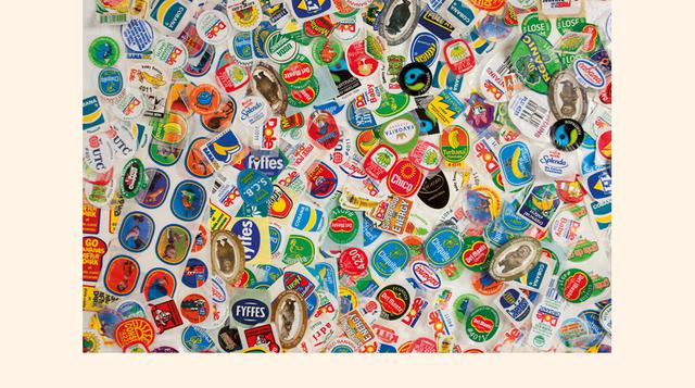 Etiquetas de plátanos. Becky Martz ha podido reunir más de 12,000 etiquetas de diferentes partes del mundo. (Foto: museografo)