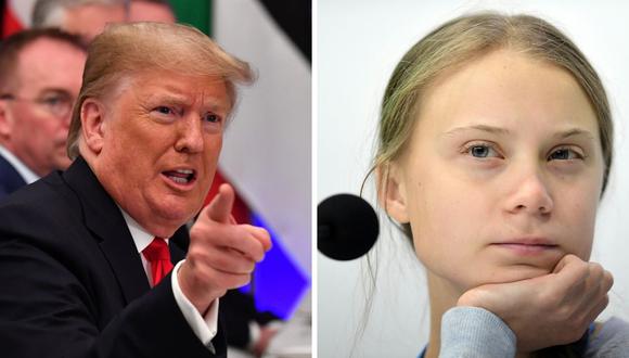 El mandatario afirmó que la designación de "personaje del año" a Greta Thunberg es ridículo. (Foto: AFP)