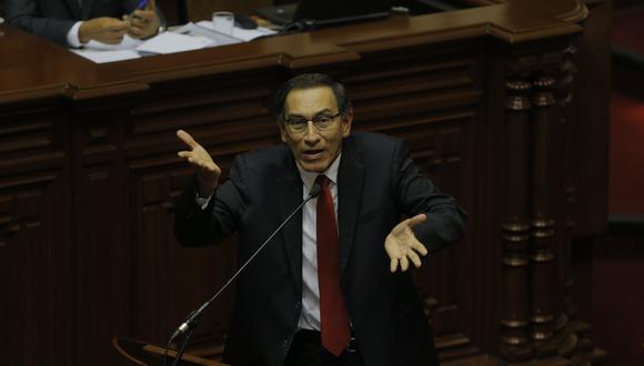 Martín Vizcarra ha sido denunciado por diversos congresistas para que sea inhabilitado para ejercer cargos públicos. (Foto: GEC)