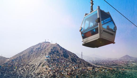 El teleférico permitirá unir el Centro de Lima con el cerro San Cristóbal. (Foto: Mincetur)