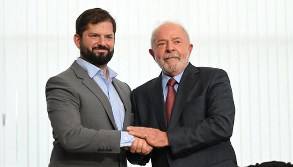 El presidente de Chile, Gabriel Boric, y el mandatario brasileño, Luiz Inácio Lula da Silva, son parte de la nueva ola de gobiernos de izquierda de la región.