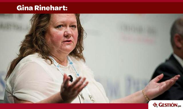 Gina Rinehart, es la mujer que tuvo el mejor año. Su patrimonio neto pasó de US$ 6,200 millones a US$ 15,000 millones, convirtiéndola en la persona más rica de Australia y en la multimillonaria número 69 del mundo, un gran salto desde el sitio 127 que se 
