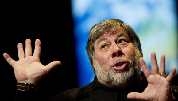 Steve Wozniak se presenta en el evento tecnológico Talent Land. (MARCEL ANTONISSE / ANP / AFP)