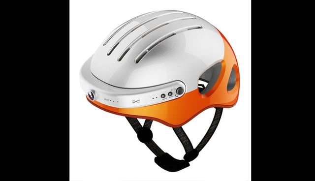 FOTO 19 | Airwheel - C5. El Airwheel C5 (92 euros) parece un casco de bicicleta normal y corriente pero en su interior alberga una cámara HD, lo que le permite grabar audio y vídeo y pasarlo a dispositivos a través de Bluetooth y Wi-Fi, o bien emitir sus aventuras por el monte en streaming.