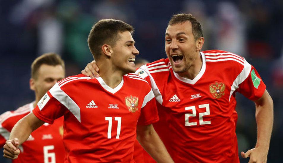 FOTO 1 | Rusia, cuartofinalista del Mundial, anotó una vez por cada 4.5 remates al arco, convirtiéndose en el equipo más eficiente del torneo en este sentido. (Foto:FIFA)