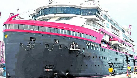 El último crucero de la temporada 2022-2023 en el Callao fue el MS Roald Amundsen. (Foto: difusión)