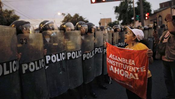 Marcha en Lima, bloqueos y protestas en regiones como parte del paro nacional indefinido continúan hoy, 19 de enero. (Foto: GEC)