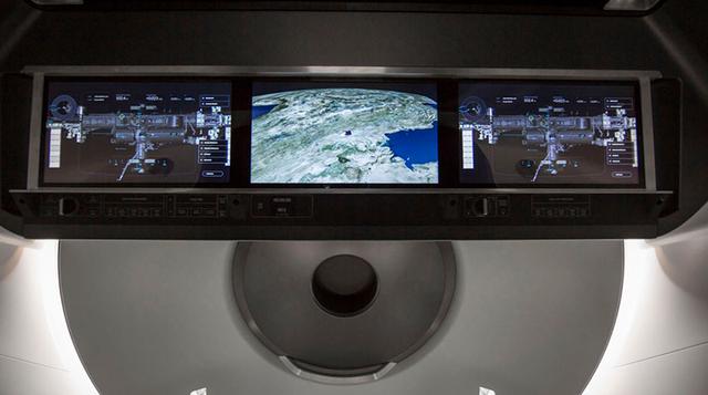 9) El sistema de soporte Vital y Control Ambiental proporcionará una tripulación y un ambiente seguro y confortable. (Crédito: SpaceX)