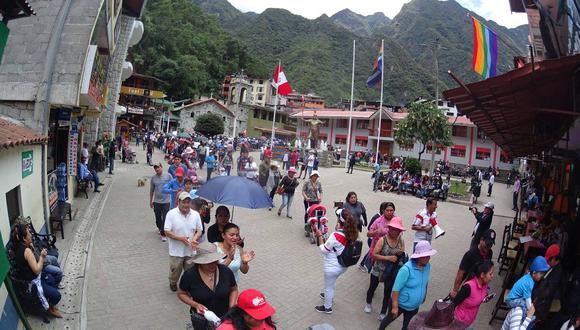 Paro indefinido en MachuPicchu fue levantado luego de más de 10 días de protestas en rechazo al sistema de ventas online de entradas a la ciudadela inca de Machu Picchu, en Cusco. (Foto: Municipalidad de Machu Picchu Pueblo)