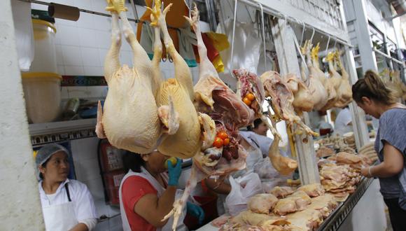 El subsector pecuario se vio impulsado por la mayor producción de pollo. (Foto: Miguel Bellido / GEC)