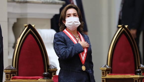 La presidenta del Poder Judicial, Elvia Barrios, evitó referirse al fallo del Tribunal Constitucional a favor del exmandatario Alberto Fujimori. (Foto: GEC)