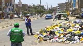 OEFA denuncia a municipios de Comas y San Martín de Porres por no recoger basura