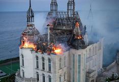 Ucrania: ‘Castillo de Harry Potter’ se incendia tras ataque de Rusia 