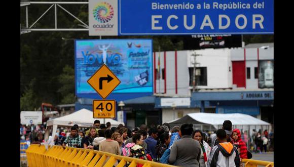 La reapertura de la frontera terrestre con Perú se suma al proceso de reapertura que tiene Ecuador con Colombia, que comenzó en diciembre pasado. (Foto: EFE)