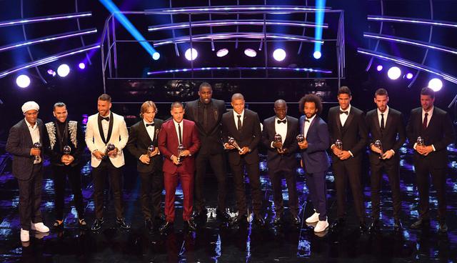 FOTO 10 | Once Mundial de la FIFA FIFPro: Centrocampistas: Luka Modric (CRO/Real Madrid), N'Golo Kanté (FRA/Chelsea), Eden Hazard (CRO/Chelsea). Delanteros: Lionel Messi (ARG/Barcelona), Kylian Mbappé (FRA, PSG) Cristiano Ronaldo (POR/Juventus). EFE (Foto: AFP)