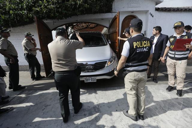 Efectivos de la Diviac participaron de la diligencia. (Foto: Anthony Niño De Guzmán / GEC)