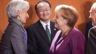 Angela Merkel y Christine Lagarde: La recuperación economía global es incierta