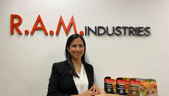 Ylenia Vilcarromero, gerente comercial de RAM Industries tiene amplia expectativa con la proyección de la marca en el exterior (Foto: RAM Industries)