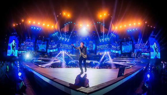Christian Yaipén encabezó el concierto y deslumbró a las casi 40 mil personas que se reunieron en el Estadio San Marcos. Foto: Difusión