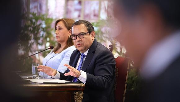 Alberto Otárola señaló que la presidenta del Perú, Dina Boluarte, “ha mostrado la más alta colaboración con la Fiscalía de la Nación”. (Foto: Difusión).