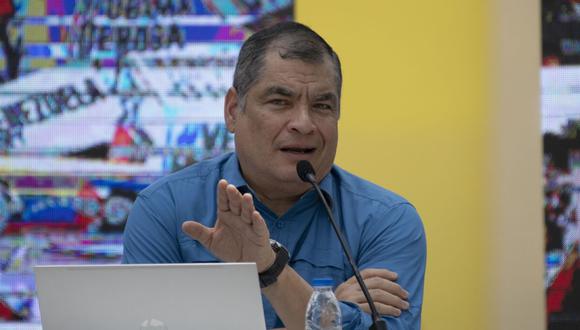 Rafael Correa, ex presidente de Ecuador. (Foto: Bloomberg)