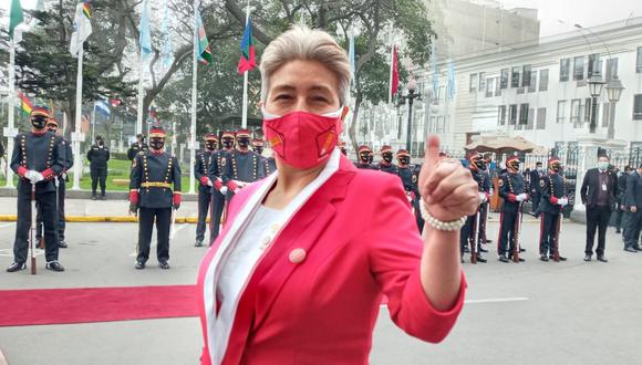 María Agüero es congresista por Perú Libre. (Foto: Twitter)