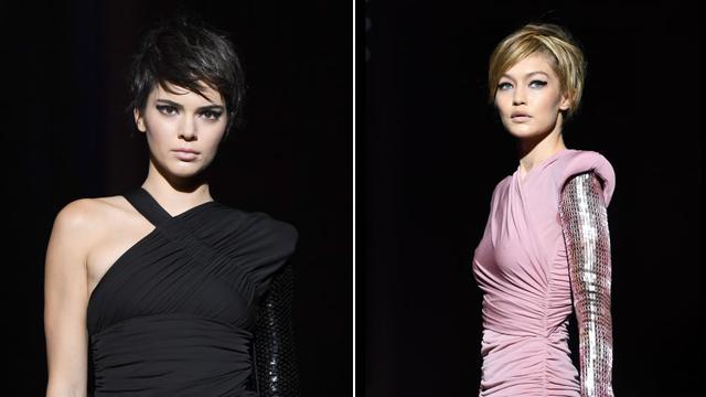 FOTO 1 | Kendall Jenner y Gigi Hadid fueron las protagonistas del desfile de Tom Ford en la Semana de la Moda de Nueva York. (Foto: AFP)
