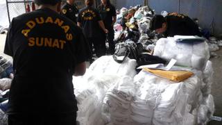 Sunat interviene cargamento de ropa de contrabando valorizado en más de S/. 1 millón