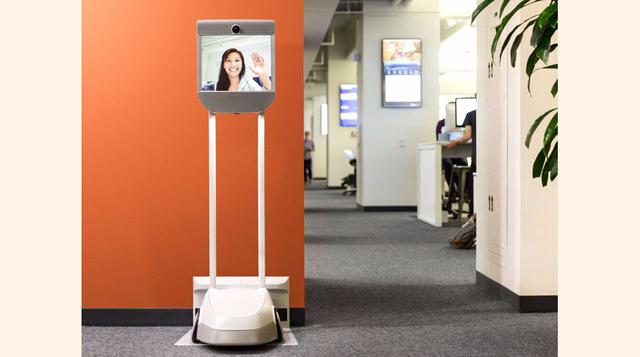 2. Los empleados a distancia de Square pueden “rodar” alrededor de la oficina de esta empresa en San Francisco y asistir a reuniones con la ayuda de robots.