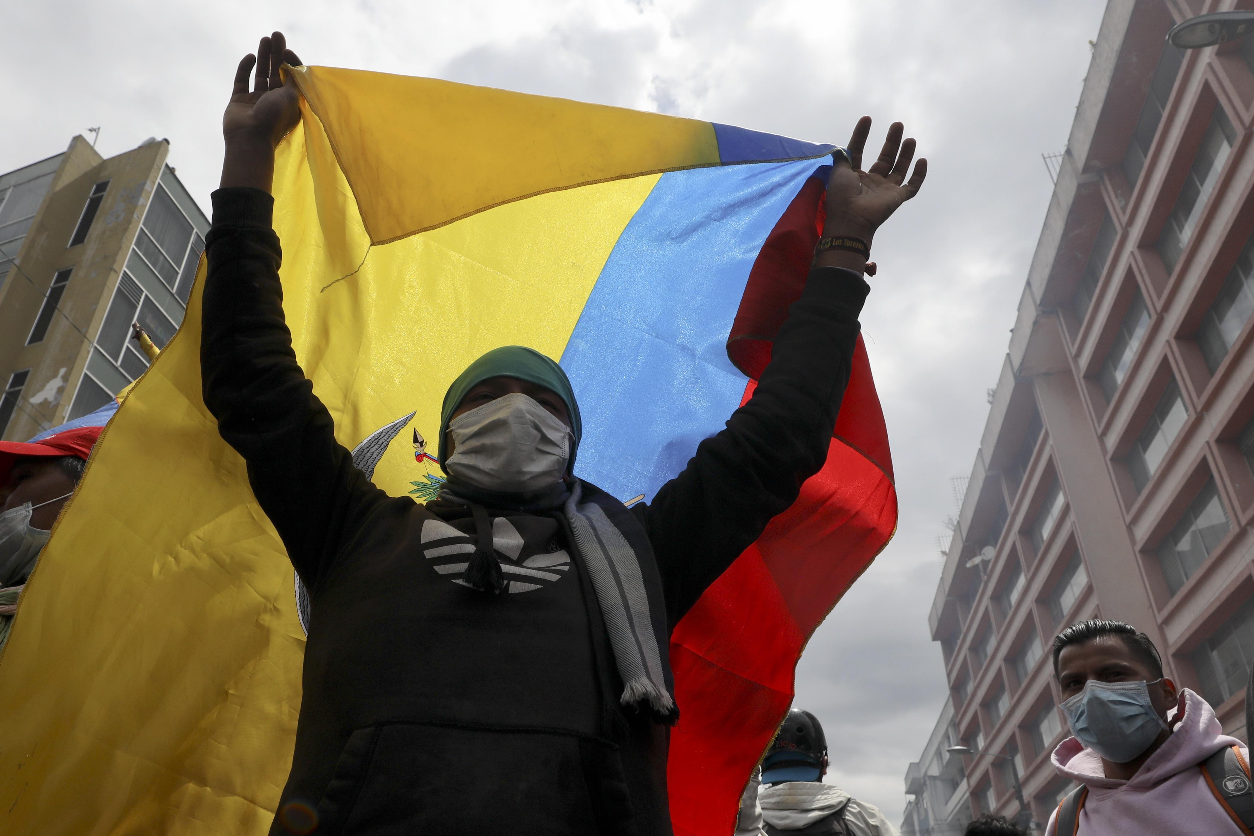 La crisis en Ecuador desencadenó en protestas en el país. (Foto: AP)
