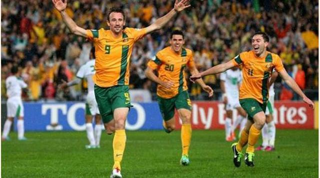 Australia solo ha intervenido en tres copas (1974, 2006 y 2010). Nunca ha podido pasar la fase de grupos. En Cuiabá jugará con Chile el 13 de junio. (Foto: metroecuador)