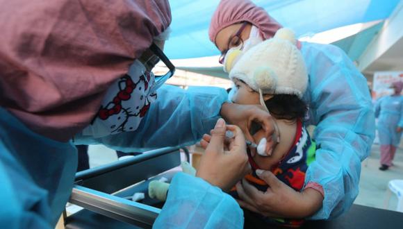 Un probable caso de polio es reportado en un niño de 3 años de la comunidad Awajún, en Loreto. De confirmarse sería la reintroducción de esta enfermedad en el Perú luego de 32 años. (Foto: Minsa/Referencial)