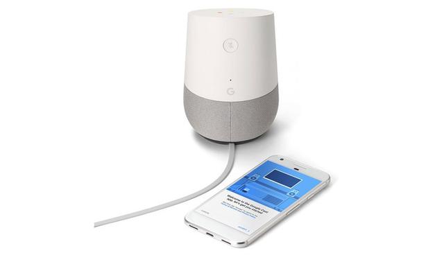 FOTO 3 | Google Home es un parlante con asistente virtual. (Foto: Google)