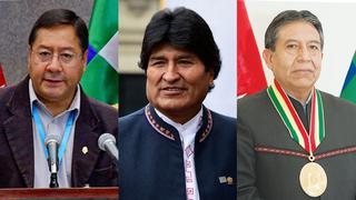Arce, Morales y Choquehuanca, tres rostros del poder en Bolivia